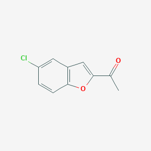 molecular formula C10H7ClO2 B157943 1-(5-Chlor-1-benzofuran-2-yl)ethanon CAS No. 1646-32-8