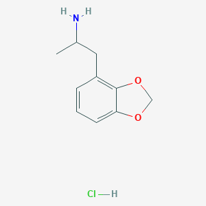B157949 1-(1,3-Benzodioxol-4-yl)propan-2-amine;hydrochloride CAS No. 86029-48-3