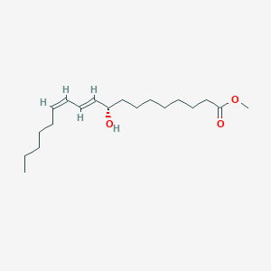 molecular formula C19H34O3 B157954 (9S,10E,12Z)-9-Hydroxyoctadeca-10,12-dienoic acid methyl ester CAS No. 10075-07-7