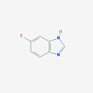 molecular formula C7H5FN2 B157962 5-fluoro-1H-benzo[d]imidazole CAS No. 1977-72-6