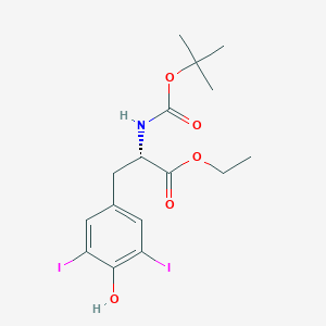 Boc-3,5-Diiodo-L-tyrosine ethyl ester