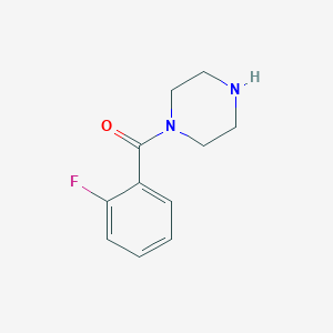molecular formula C11H13FN2O B157971 (2-Fluoro-phenyl)-piperazin-1-yl-methanone CAS No. 139516-64-6