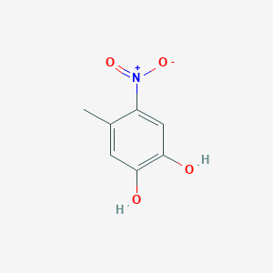 molecular formula C7H7NO4 B015798 4-甲基-5-硝基邻苯二酚 CAS No. 68906-21-8