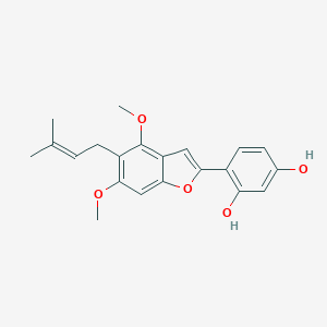 molecular formula C21H22O5 B158003 Gancaonin I CAS No. 126716-36-7