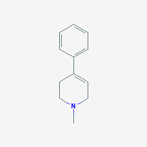 molecular formula C12H15N B015802 1-Methyl-4-phenyl-1,2,3,6-tetrahydropyridine CAS No. 28289-54-5