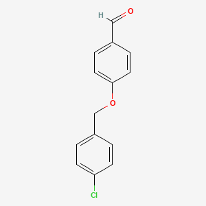 molecular formula C14H11ClO2 B1580422 4-[(4-氯苄基)氧基]苯甲醛 CAS No. 59067-46-8