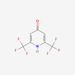 B1580429 2,6-Bis(trifluoromethyl)-4-pyridinol CAS No. 43150-55-6