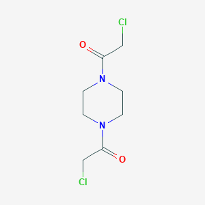 molecular formula C8H12Cl2N2O2 B158052 1,4-Bis(chloroacetyl)piperazine CAS No. 1703-23-7