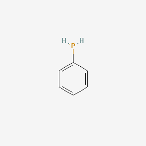 molecular formula C6H7P<br>C6H5PH2<br>C6H7P B1580520 苯基膦 CAS No. 638-21-1