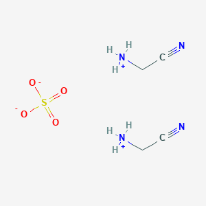 molecular formula C4H10N4O4S B1580530 双((氰甲基)铵)硫酸盐 CAS No. 5466-22-8