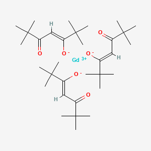molecular formula C33H60GdO6 B1580548 Tris(2,2,6,6-tetramethylheptane-3,5-dionato-O,O')gadolinium CAS No. 14768-15-1