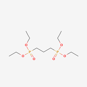 molecular formula C11H26O6P2 B1580553 膦酸，三亚甲基二，四乙酯 CAS No. 22401-25-8