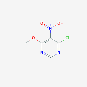 molecular formula C5H4ClN3O3 B1580579 4-氯-6-甲氧基-5-硝基嘧啶 CAS No. 52854-14-5