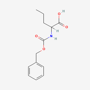 molecular formula C13H17NO4 B1580583 N-[(苄氧基)羰基]正缬氨酸 CAS No. 21691-43-0
