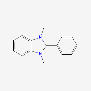 molecular formula C15H16N2 B1580592 1,3-二甲基-2-苯基苯并咪唑啉 CAS No. 3652-92-4