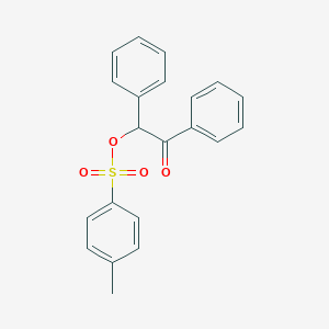 molecular formula C21H18O4S B158061 2-苯基-2-（对甲苯磺酰氧基）苯乙酮 CAS No. 1678-43-9