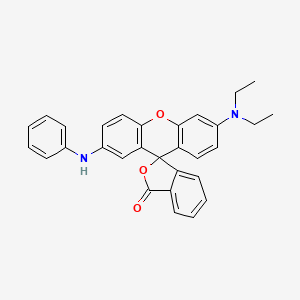 molecular formula C30H26N2O3 B1580614 6'-(二乙氨基)-2'-(苯氨基)螺[异苯并呋喃-1(3H)，9'-[9H]呫吨]-3-酮 CAS No. 29512-46-7