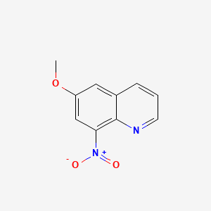 molecular formula C10H8N2O3 B1580621 6-Methoxy-8-nitroquinoline CAS No. 85-81-4
