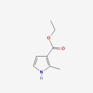 molecular formula C8H11NO2 B1580635 2-甲基-1H-吡咯-3-羧酸乙酯 CAS No. 936-12-9