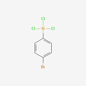 molecular formula C6H4BrCl3Si B1580668 (4-Bromophenyl)trichlorosilane CAS No. 27752-77-8