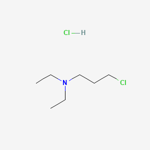 molecular formula C7H17Cl2N B1580679 3-chloro-N,N-diethylpropan-1-amine hydrochloride CAS No. 4535-85-7