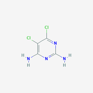 molecular formula C4H4Cl2N4 B1580688 5,6-Dichloropyrimidine-2,4-diamine CAS No. 89033-89-6