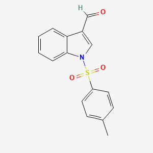 molecular formula C16H13NO3S B1580714 1-[(4-甲基苯基)磺酰基]-1H-吲哚-3-甲醛 CAS No. 50562-79-3