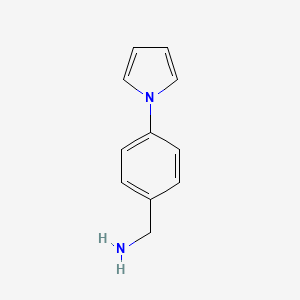 molecular formula C11H12N2 B1580717 4-(1H-吡咯-1-基)苄胺 CAS No. 465514-27-6