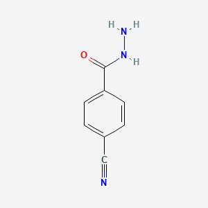 molecular formula C8H7N3O B1580726 4-氰基苯甲酰肼 CAS No. 43038-36-4