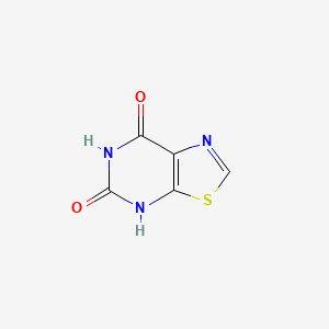 molecular formula C5H3N3O2S B1580737 噻唑并[5,4-d]嘧啶-5,7(4H,6H)-二酮 CAS No. 5082-82-6