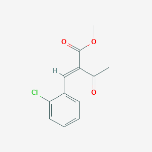 molecular formula C12H11ClO3 B1580741 2-(2-氯苄叉）-3-氧代丁酸甲酯 CAS No. 67593-46-8