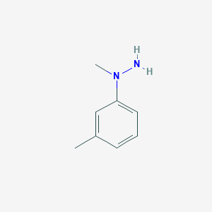 molecular formula C8H12N2 B1580743 1-甲基-1-(间甲苯基)肼 CAS No. 72233-91-1