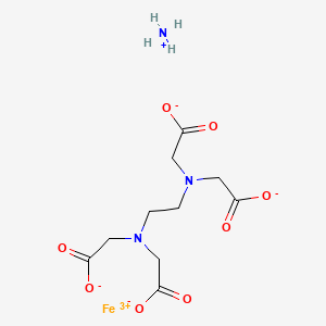 molecular formula C10H16FeN3O8 B1580749 铵((N,N'-乙烯双(N-(羧甲基)甘氨酸))(4-)-N,N',O,O',ON,ON')合铁(1-) CAS No. 21265-50-9