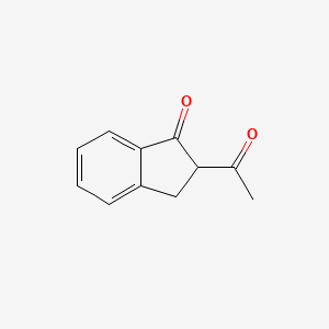 molecular formula C11H10O2 B1580756 2-Acetyl-2,3-dihydro-1h-inden-1-one CAS No. 5350-68-5