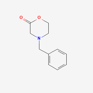 molecular formula C11H13NO2 B1580763 4-苄基吗啉-2-酮 CAS No. 5453-99-6