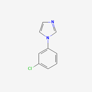 molecular formula C9H7ClN2 B1580799 1-(3-Chlorophenyl)-1H-imidazole CAS No. 51581-52-3