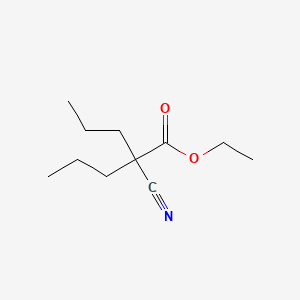 molecular formula C11H19NO2 B1580800 2-氰基-2-丙基戊酸乙酯 CAS No. 66546-90-5