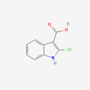 molecular formula C9H6ClNO2 B1580801 2-氯-1H-吲哚-3-羧酸 CAS No. 54778-20-0