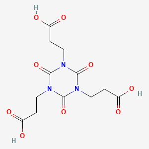 B1580814 1,3,5-Triazine-1,3,5(2H,4H,6H)-tripropanoic acid, 2,4,6-trioxo- CAS No. 2904-41-8