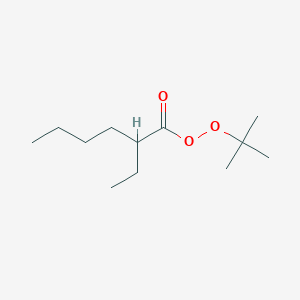B1580818 Hexaneperoxoic acid, 2-ethyl-, 1,1-dimethylethyl ester CAS No. 3006-82-4