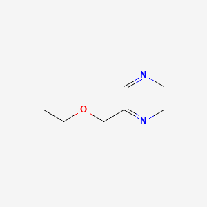 molecular formula C7H10N2O B1580819 吡嗪，2-乙氧甲基- CAS No. 65504-94-1