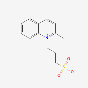 molecular formula C13H15NO3S B1580822 2-甲基-1-(3-磺酸丙基)喹啉鎓 CAS No. 51583-69-8
