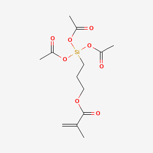 molecular formula C13H20O8Si B1580824 3-(三(乙酰氧基)甲硅烷基)丙烯酸甲酯 CAS No. 51772-85-1