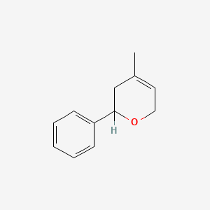 molecular formula C12H14O B1580831 3,6-Dihydro-4-methyl-2-phenyl-2H-pyran CAS No. 60335-71-9
