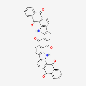 molecular formula C42H18N2O6 B1580837 Dinaphtho(2,3-i:2',3'-i')benzo(1,2-a:4,5-a')dicarbazole-5,7,12,17,19,24(6H,18H)-hexone CAS No. 2172-33-0