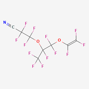 molecular formula C8F13NO2 B1580842 3-(1-(二氟((三氟乙烯基)氧基)甲基)四氟乙氧基)四氟丙腈 CAS No. 69804-19-9