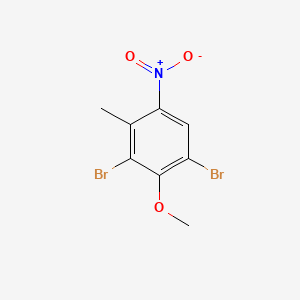 molecular formula C8H7Br2NO3 B1580843 2,6-Dibromo-3-methyl-4-nitroanisole CAS No. 62265-99-0