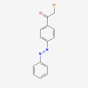 molecular formula C14H11BrN2O B1580844 4-Phenylazophenacyl Bromide CAS No. 62625-24-5