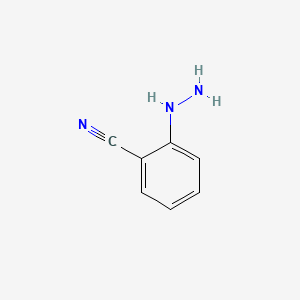 molecular formula C7H7N3 B1580845 Benzonitrile, 2-hydrazino- CAS No. 63589-18-4