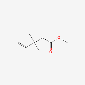 molecular formula C8H14O2 B1580847 3,3-二甲基戊-4-烯酸甲酯 CAS No. 63721-05-1
